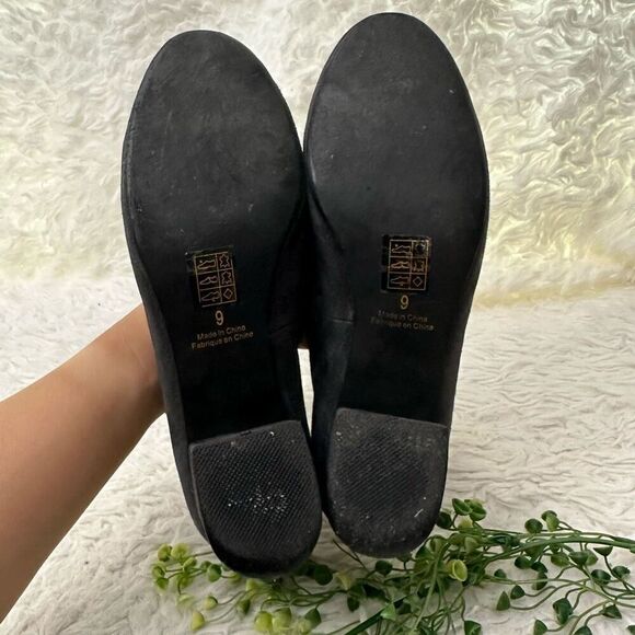 Free People × Jeffrey Campbell Grey Suede Ankle Strap Block Heel Pumps size 9 - Picture 8 of 8